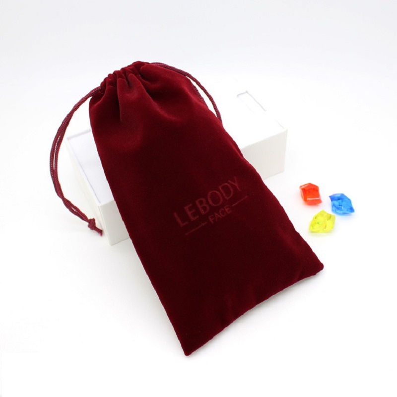 SGS45 Mini perfume Small bag Velvet Dragtring Jewelary Bags Cosmetic makeup Gift bag sỉ nhục
