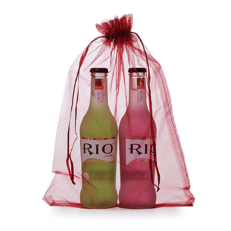 Túi đựng đồ dùng cho đám cưới của SGS48 Túi đựng đồ quảng cáo Túi quà tặng Túi dây rút Túi Organza Túi đựng rượu bia