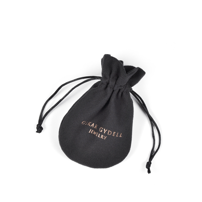 Túi đựng đồ trang sức có dây đeo màu đen