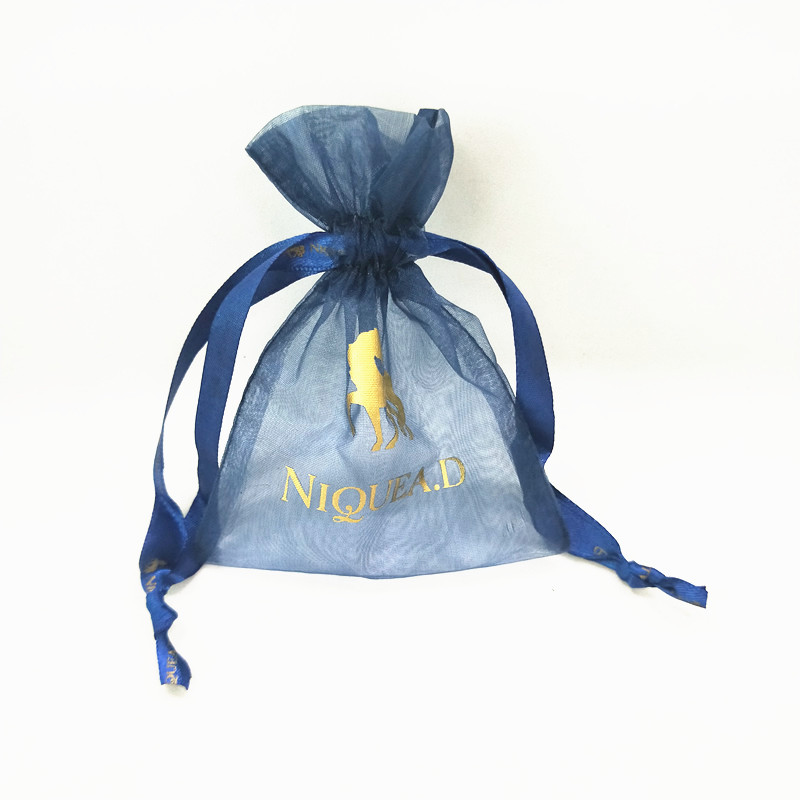 GIV56 Sheer Dragtring Cá nhân hóa Little Organza Gift Bags for perfume Oil Jewelary.