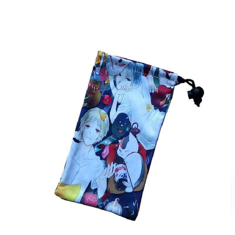 Túi đựng quần áo bằng vải nhung lớn có dây rút màu đen của Paris60 dành cho quà tặng