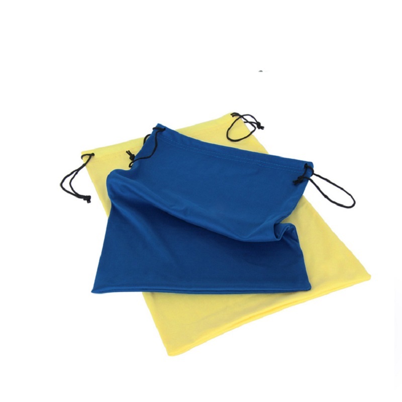 Túi đựng quần áo bằng vải nhung lớn có dây rút màu đen của Paris60 dành cho quà tặng