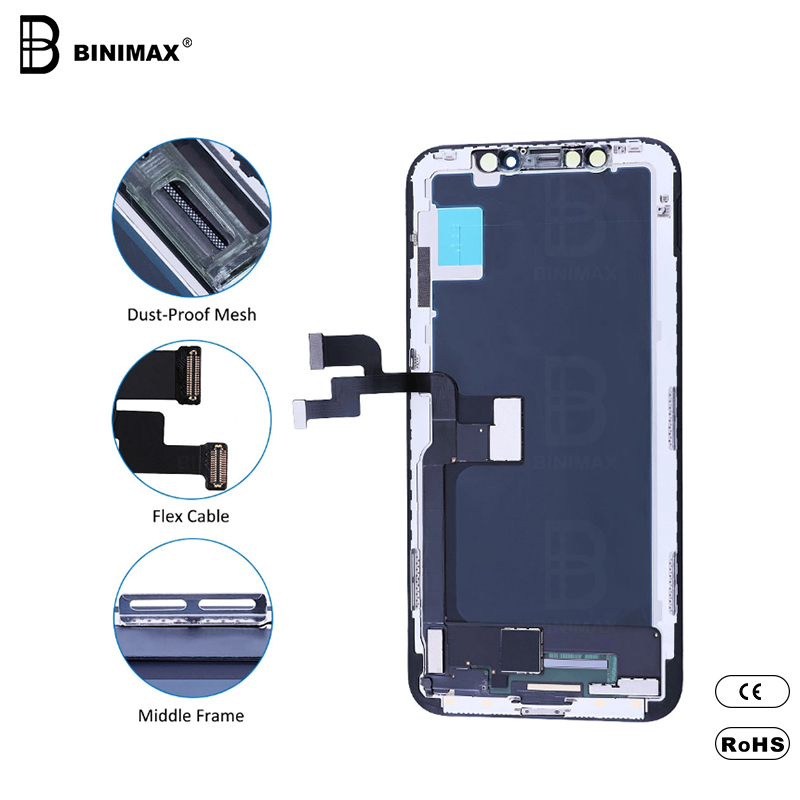 BINIMAX FHD Hiển thị LCD điện thoại di động LCD cho ip X