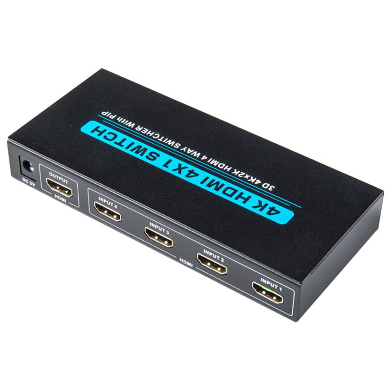 V1.4 4K/30Hz HDMI 4x1 Switch với Hỗ trợ PIP 3D Ultra 4K*2K/30Hz