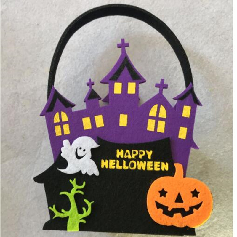 Cảm thấy lừa lớn hoặc điều trị giỏ kẹo GHOST Halloween