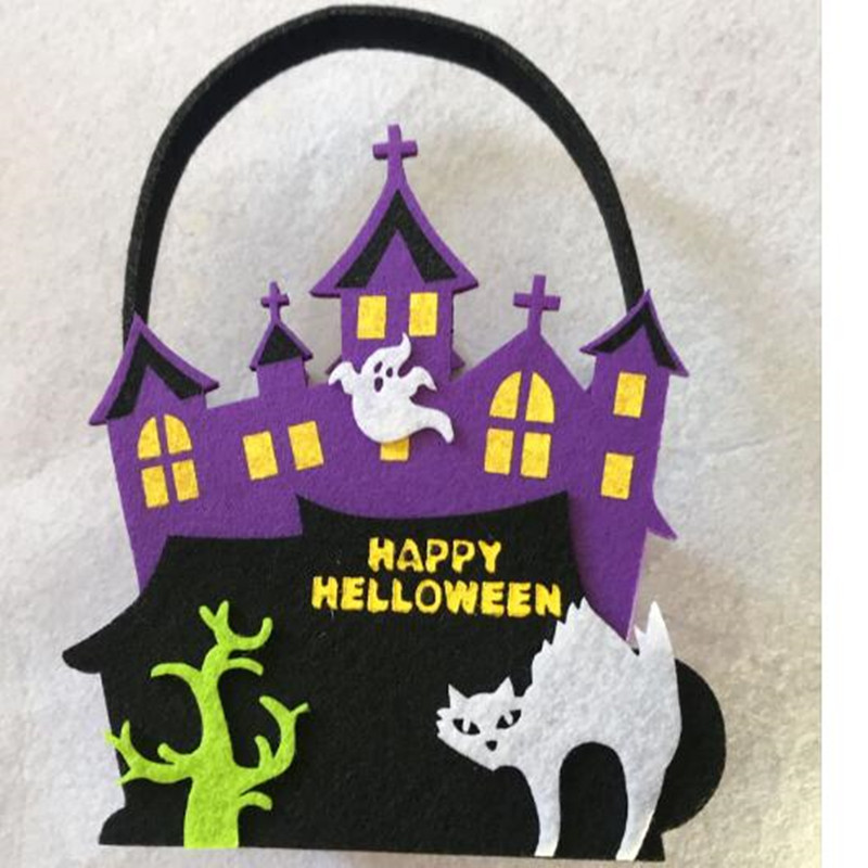 Cảm thấy lừa lớn hoặc điều trị giỏ kẹo GHOST Halloween