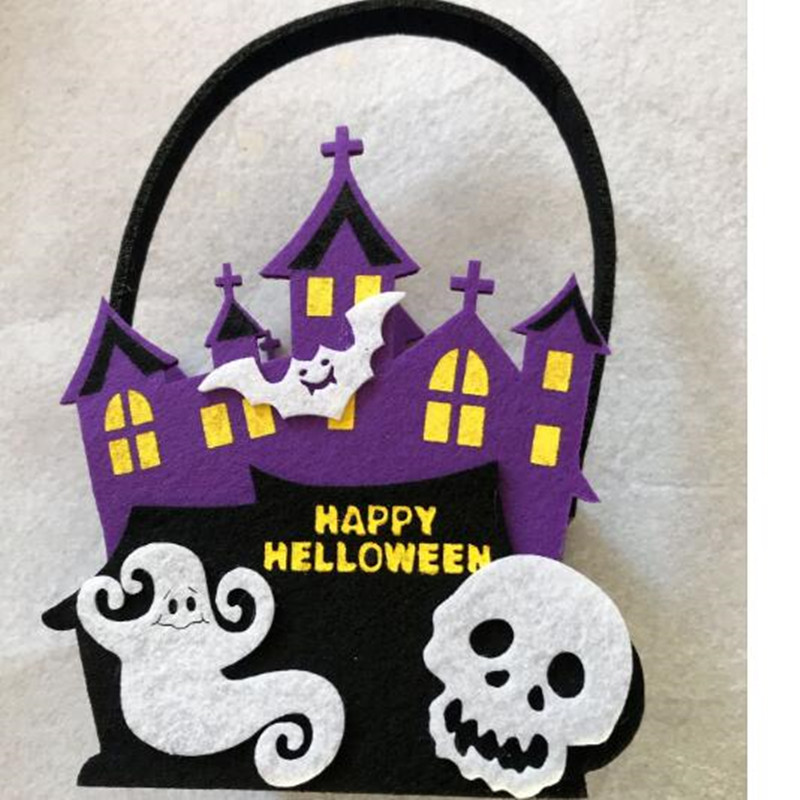 Cảm thấy lừa lớn hoặc điều trị giỏ kẹo GHOST Halloween