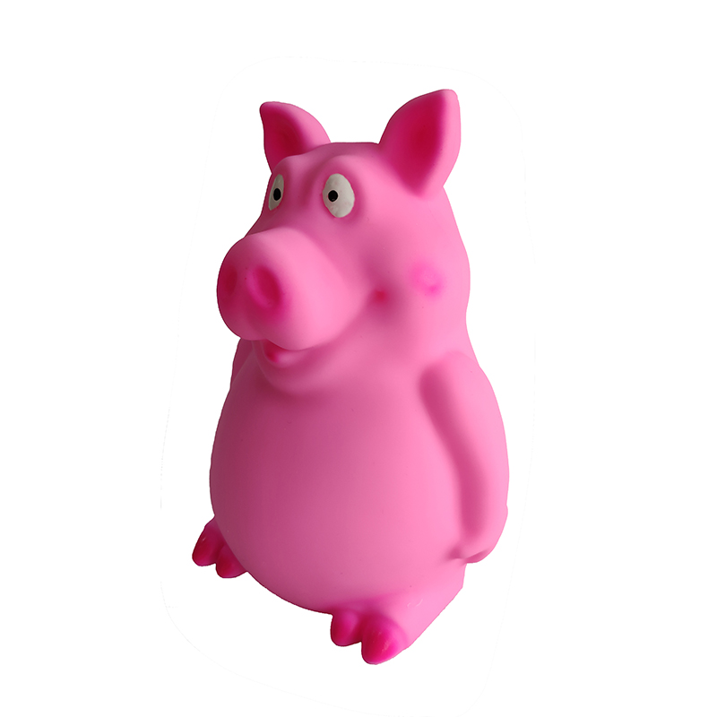 Thiết kế mới vật nuôi silicon đồ chơi nồi bụng chó với squeaker để nhai