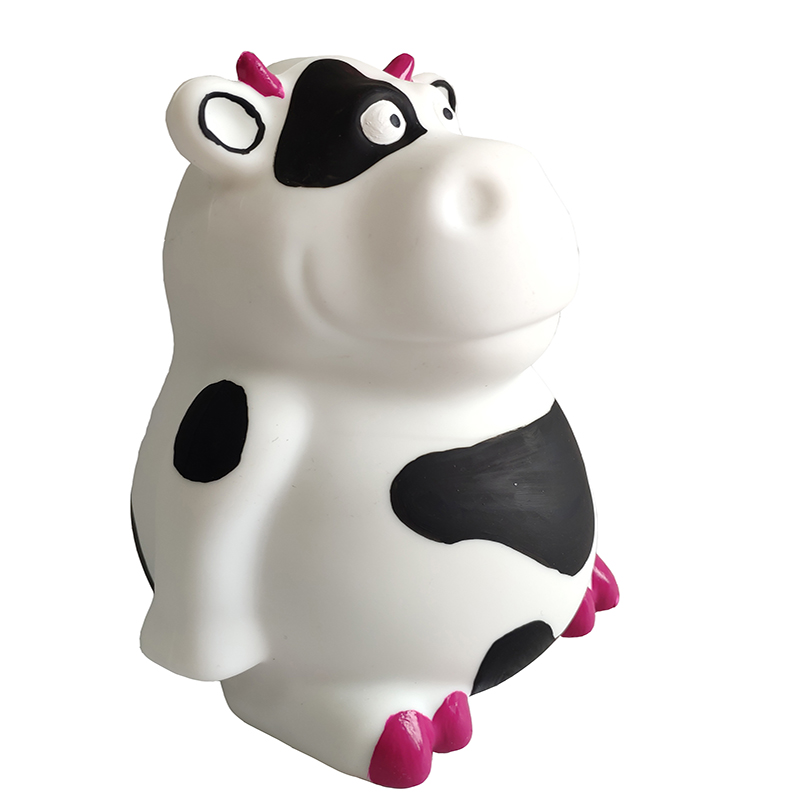 Thiết kế mới silicone squeaky dog ​​toy pot bụng pet nhai đồ chơi