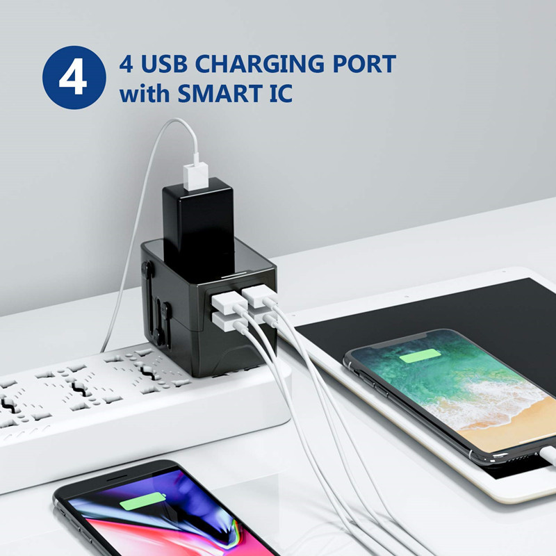 R.R.R.R.R.R.G.I. của nước Anh Châu Âu (4 Máy Thích nghi USB du lịch USB) R.R.R.R.R.A.R.R.G.D.C. (4 Máy thích nghi du lịch USB)