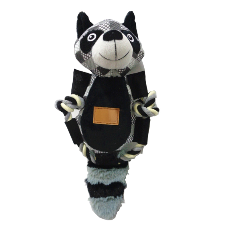 Chó xưởng bán hàng top Nhai đồ chơi gấu bông với cái rít