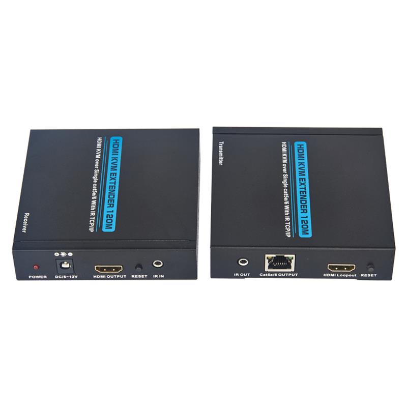 HDMI KVM Extender 100m trên Single cat5e / 6 Hỗ trợ Full HD 1080P TCP / IP