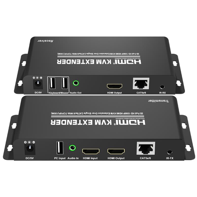 Bộ mở rộng HDMI KVM 150m trên CAT5e đơn \/ 6 Có hỗ trợ TCP \/ IP Full HD 1080P