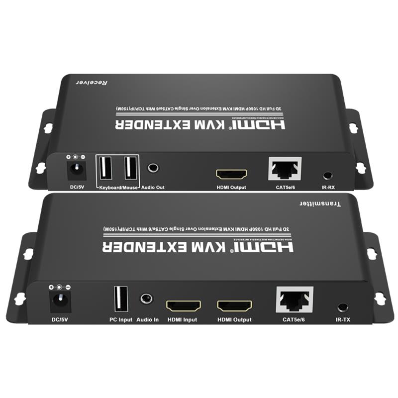 Bộ mở rộng HDMI KVM 150m trên CAT5e đơn \/ 6 Có hỗ trợ TCP \/ IP Full HD 1080P