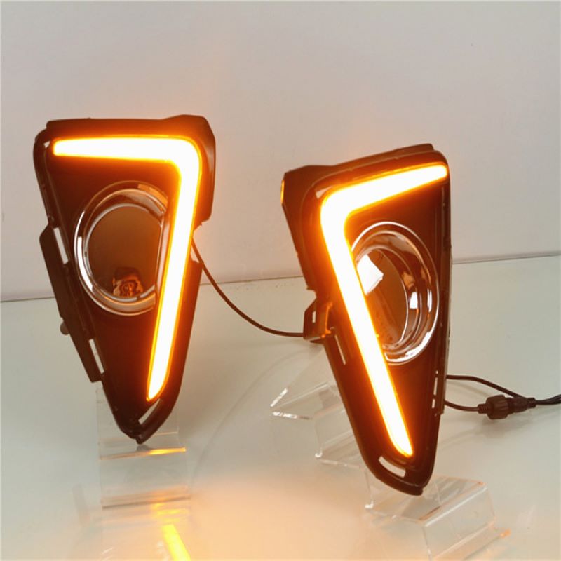 Ánh sáng ban ngày cho Toyota Rava4 phần thưởng thẩm tê 8, đèn sương mù cho Toyota Rava4 DRL.