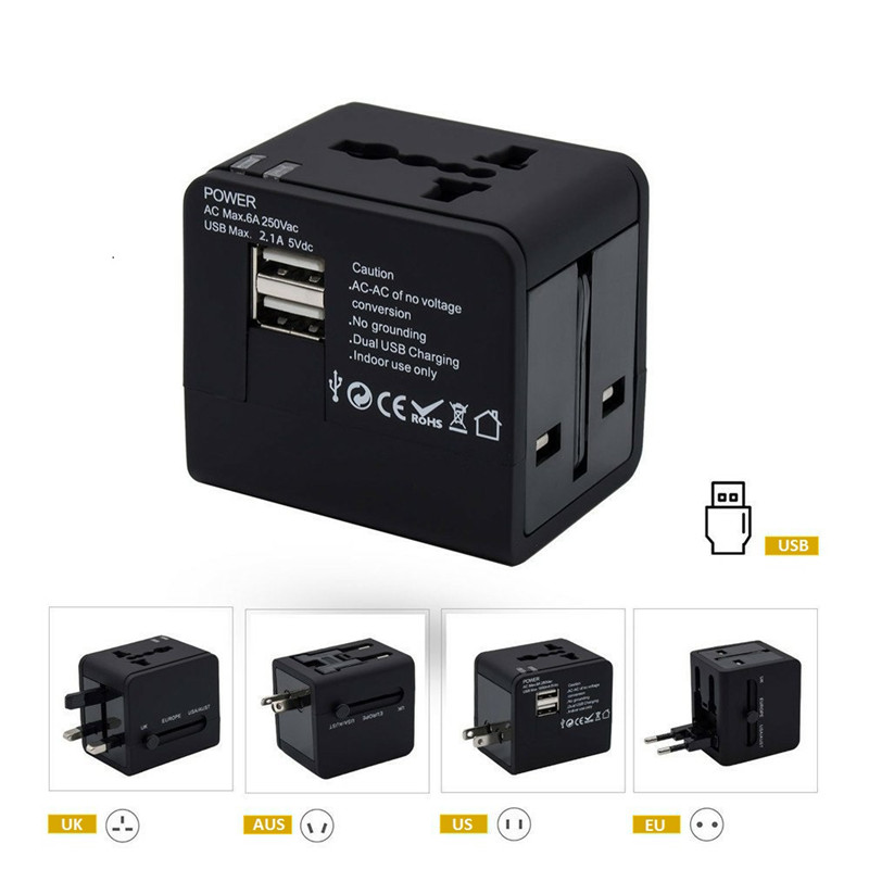 Gói dịch vụ hoàn hảo nhất của RRTORG với bộ phận dịch chuyển phổ biến 2 usb AUS US UE Anh tất cả trong một bộ sạc