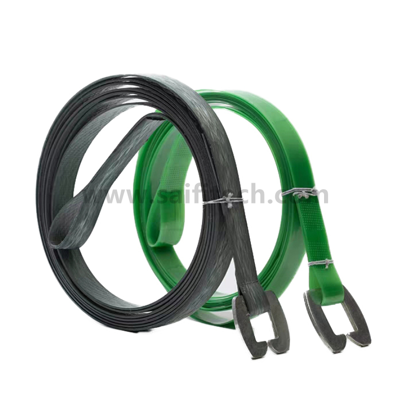 Cotton Bale Đóng gói Dây đai Dây đai Polyester PET có khóa