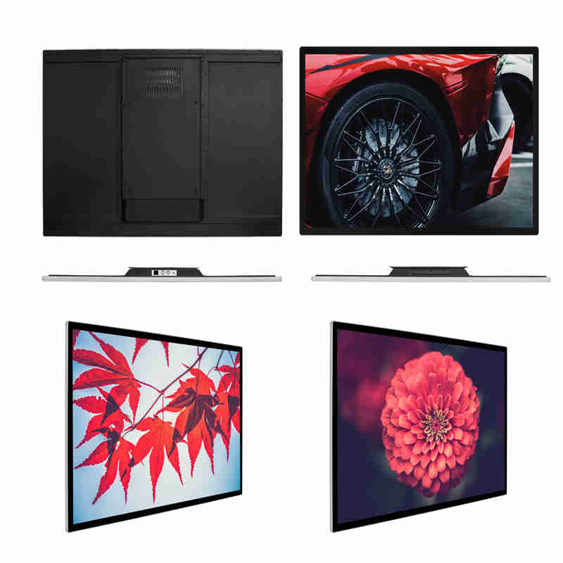 trong nhà 65 inch treo tường bảng hiệu kỹ thuật số người chơi quảng cáo