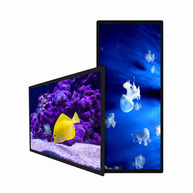 trong nhà 65 inch treo tường bảng hiệu kỹ thuật số người chơi quảng cáo