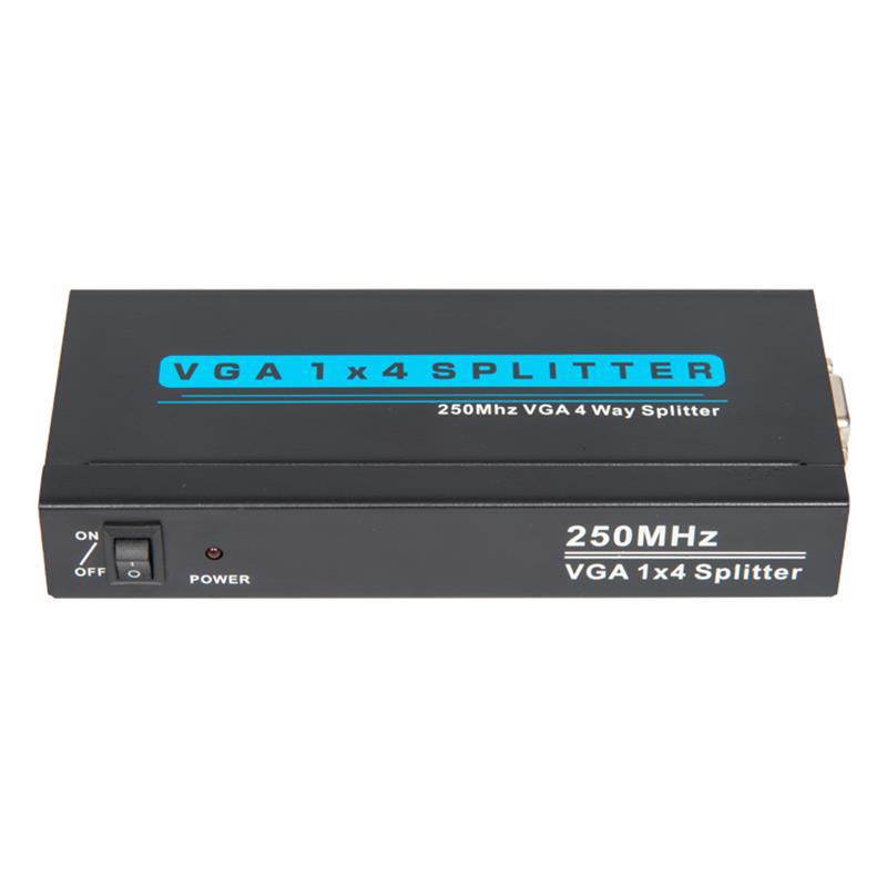 250MHz 8 Way VGA 1x8 Splitter hỗ trợ 1080P