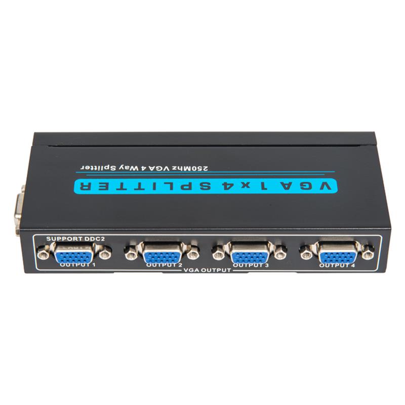 250MHz 8 Way VGA 1x8 Splitter hỗ trợ 1080P