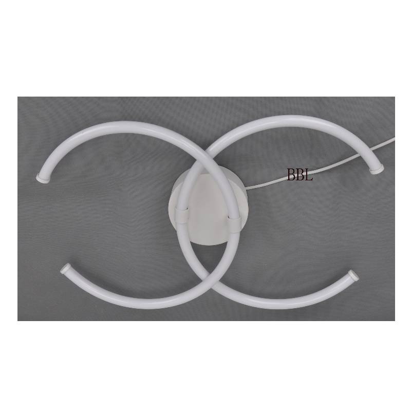 Đèn trần LED với ống acrylic C kép lớn hơn