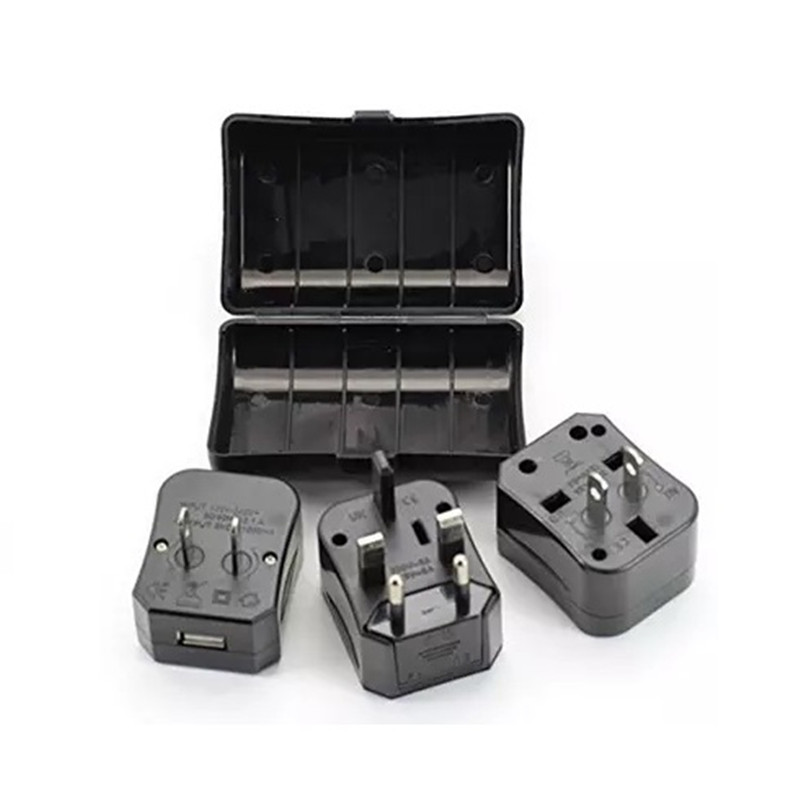 Quà tặng sinh nhật, quà tặng khuyến mãi \/ quà cưới \/ quà tặng quà tặng doanh nghiệp Dual USB cắm thông minh cắm trong bộ chuyển đổi du lịch 4 trong 1