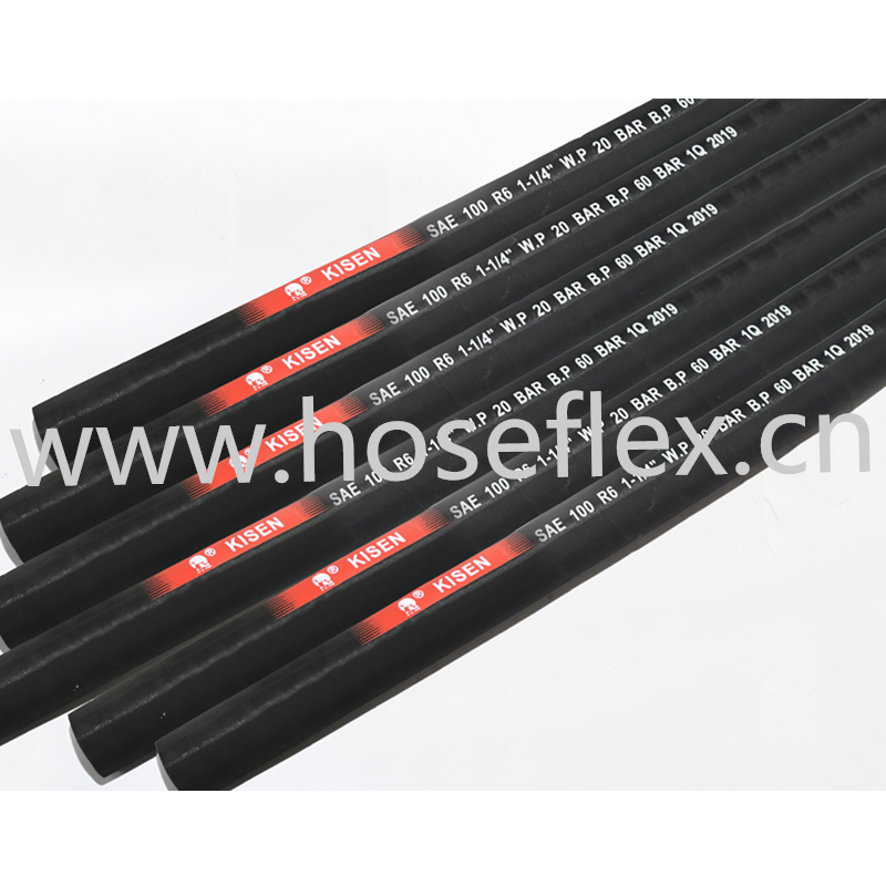 SAE 100 R6 \/ EN854 R6 Vòi thủy lực Cao su áp suất cao