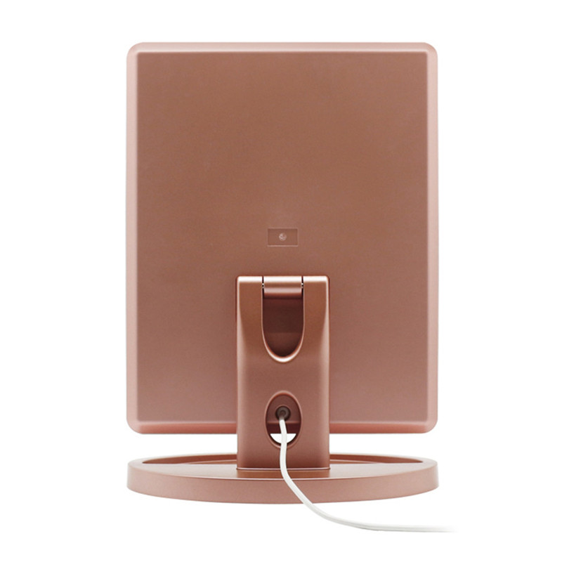 Gương trang điểm phòng ngủ LED với đèn mờ 5X 7X Gương phóng đại