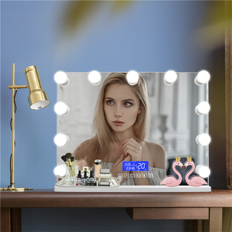 Beauty Cosmetic Touch Screen Vanity dẫn trang điểm thần kỳ với bluetooth