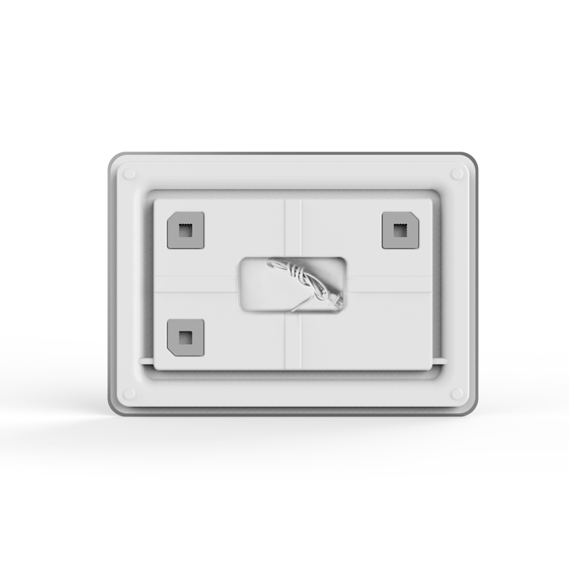 Gương phòng tắm LED có chiều dài lớn với khung màu đen xung quanh Gương sáng lên để trang điểm