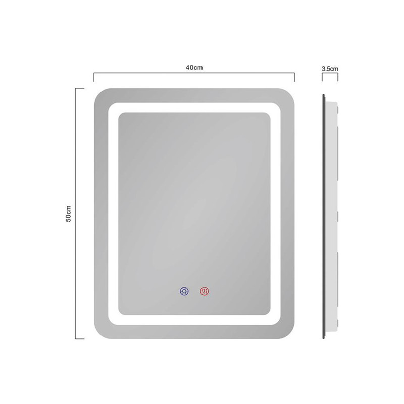 Khách sạn sang trọng Trang trí tường Fancy Thiết kế hiện đại Phòng tắm LED Mirror Light