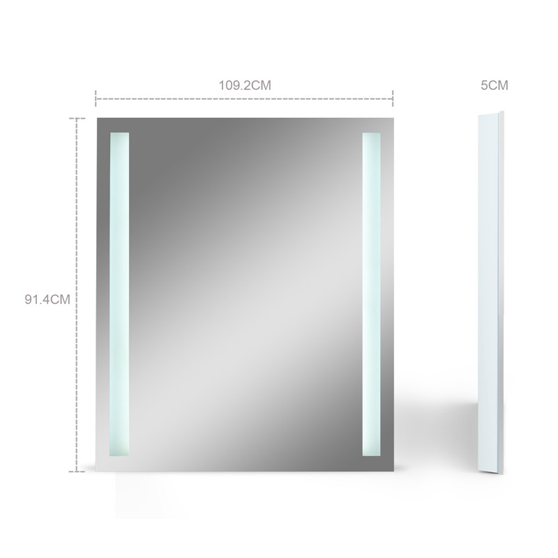 Khách sạn Light Up Rectangulary Illustrated LED Wall Mirror Bathroom