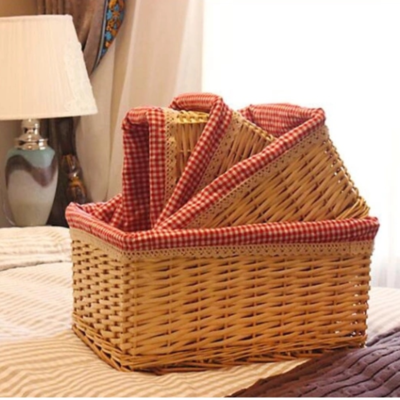 Bộ 3 giỏ đan bằng liễu gai