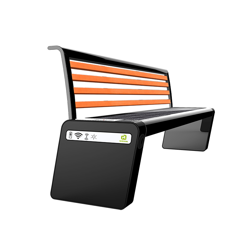 Nhà máy sạc không dây Giá ghế đô thị Ghế băng năng lượng mặt trời