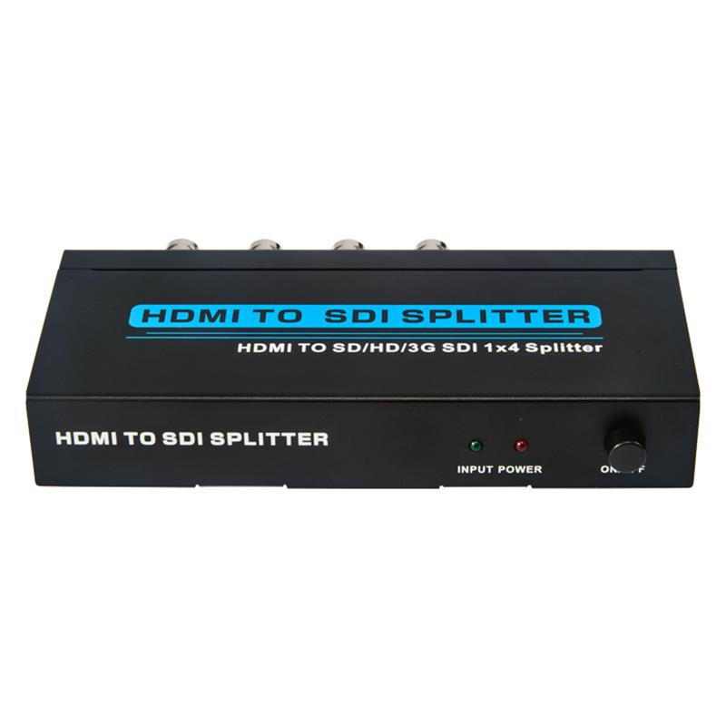 HDMI TO SD / HD / 3G SDI 1x4 SPLITTER Hỗ trợ 1080P