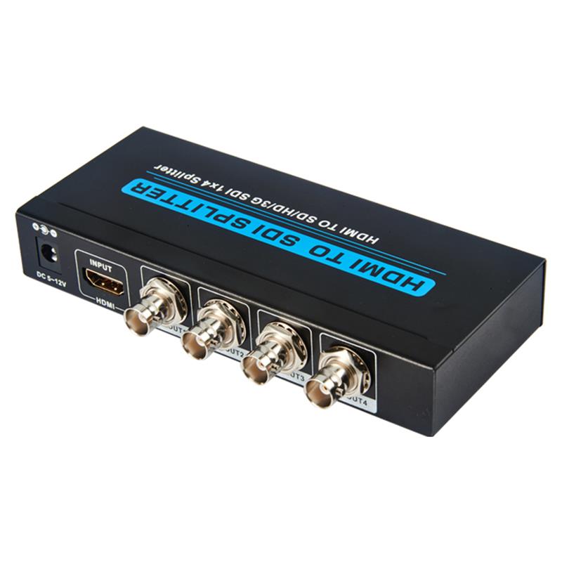 HDMI TO SD \/ HD \/ 3G SDI 1x4 SPLITTER Hỗ trợ 1080P