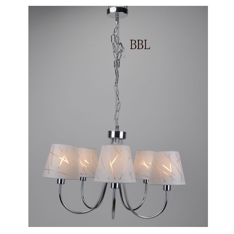 Mặt dây đèn với 5 cái bóng vải