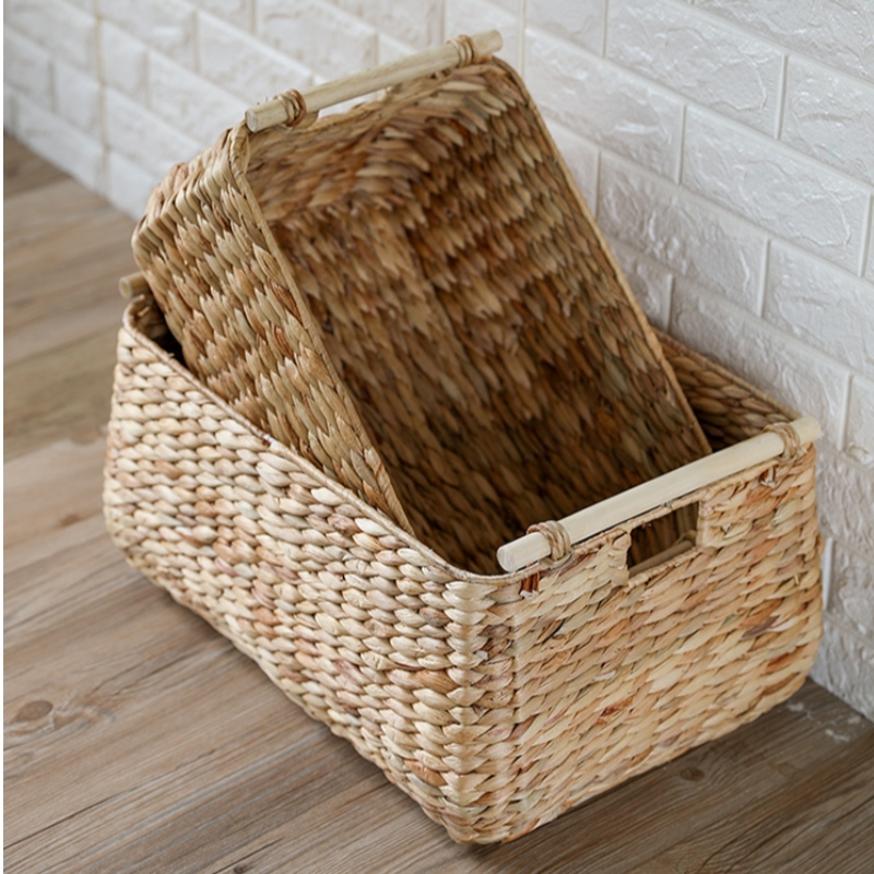 Bộ 3 giỏ lưu trữ lục bình