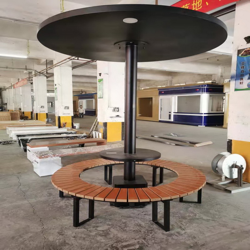 Trạm sạc điện thoại di động Phần còn lại sử dụng Màu sắc tùy chỉnh Ghế thông minh đô thị