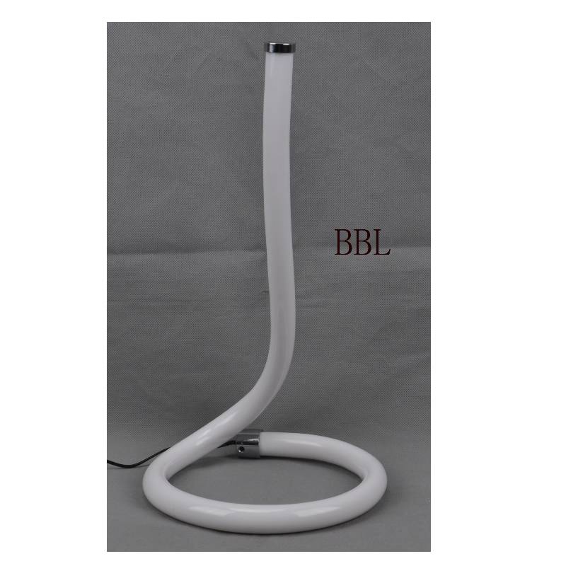 Đèn bàn LED với ống acrylic và không có bóng