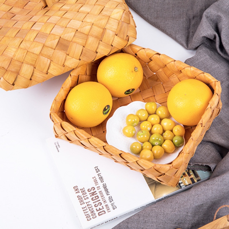 Hộp giỏ gỗ Woven