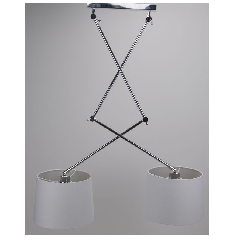 Đèn treo với bóng vải, và chức năng lên xuống