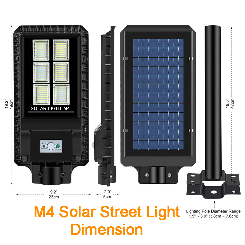 Đèn đường năng lượng mặt trời M4