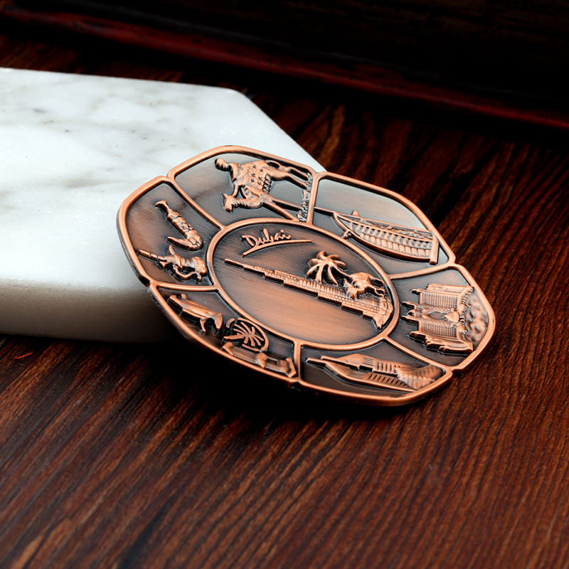 Kim loại tủ lạnh lưu niệm Dubai