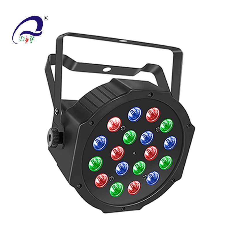 PL60 18pcs*1W RGB LED Slim Par Light for Stage.