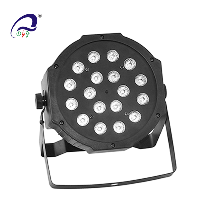 PL60 18pcs*1W RGB LED Slim Par Light for Stage.