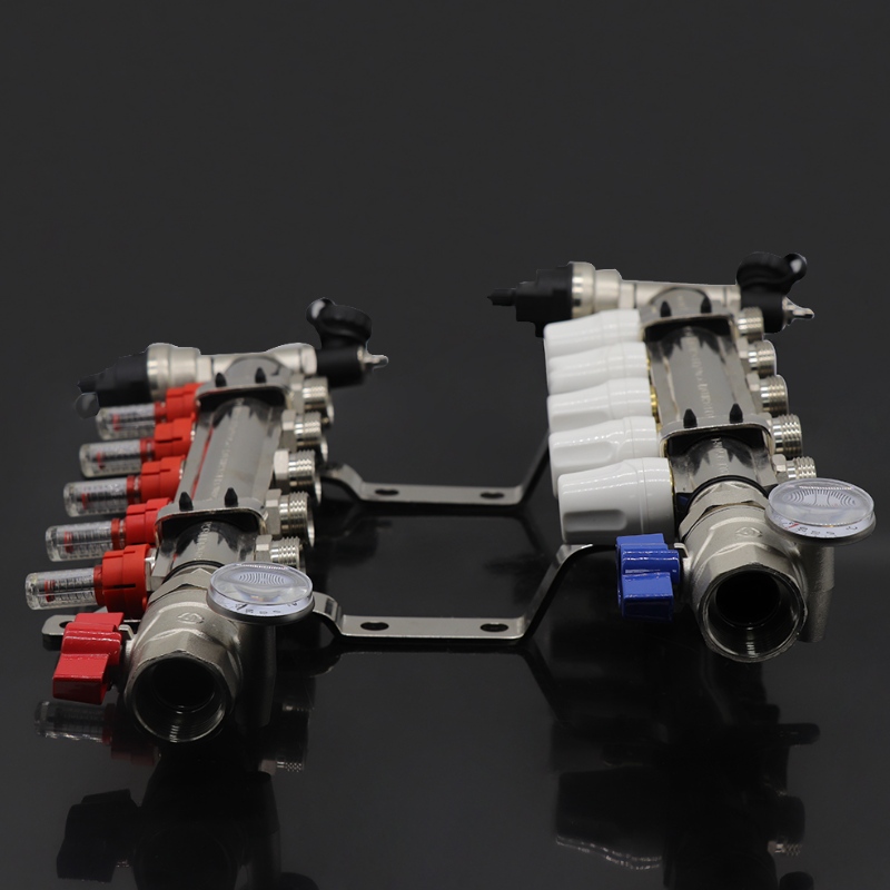 Van nóng 5, van mạ kền, đồng thau bọc thép có thước đo