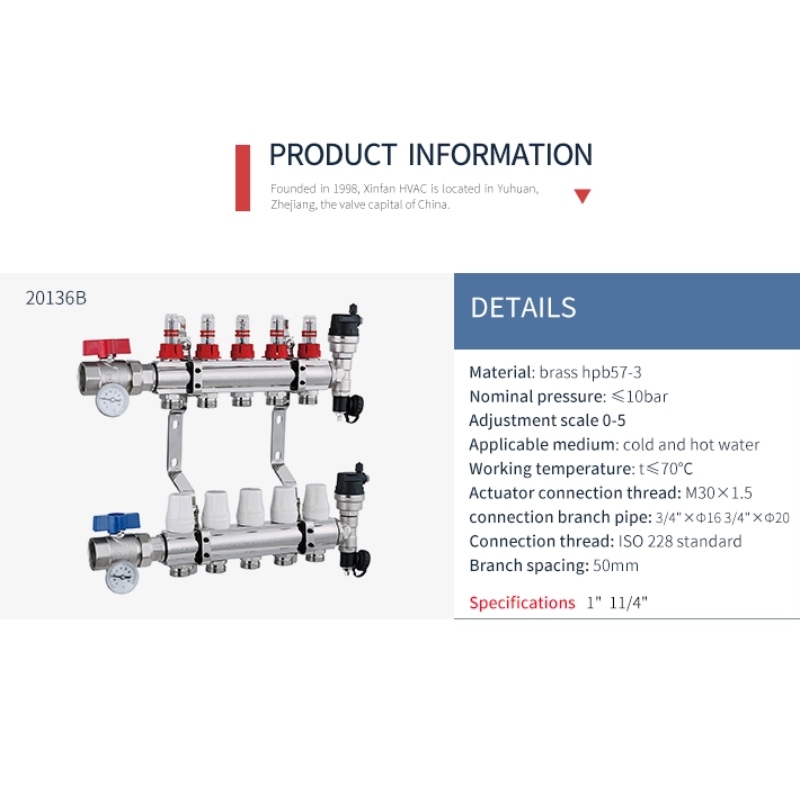 Van nóng 5, van mạ kền, đồng thau bọc thép có thước đo