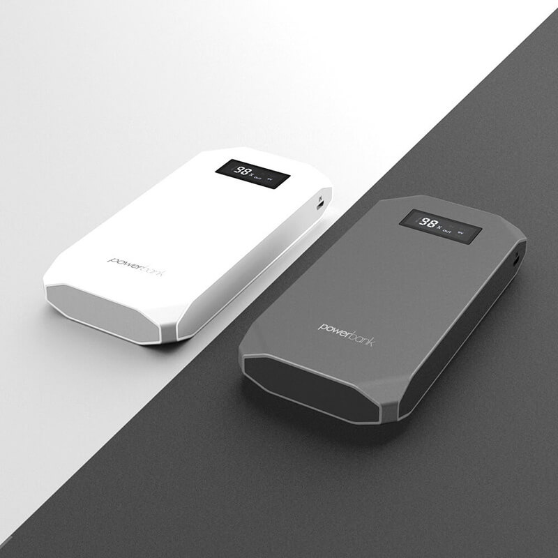 1000mAh QC PD3.0 Tua nhanh nạp điện ngân hàng với màn hình dạng LCD cho tất cả các thanh thông minh.